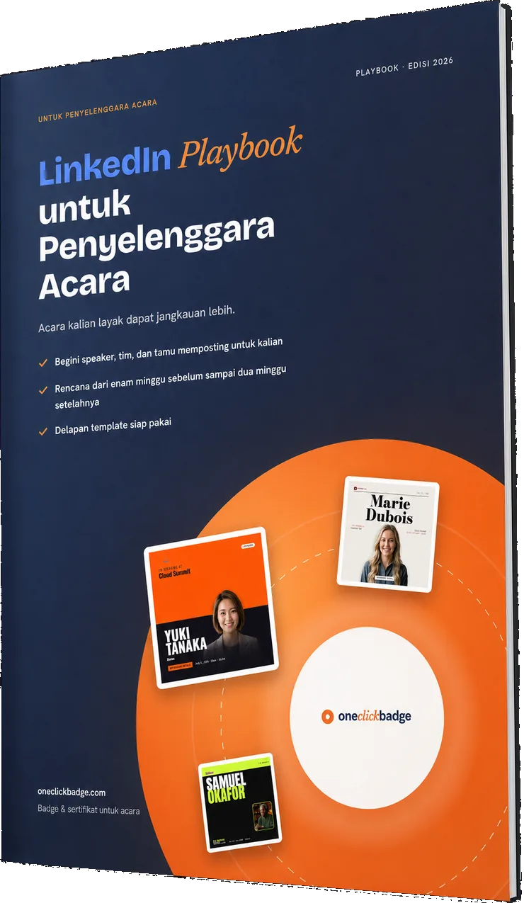 LinkedIn Playbook untuk penyelenggara acara dalam PDF