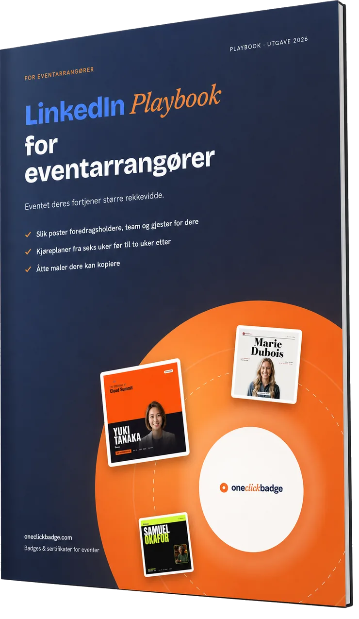 LinkedIn-playbooken for eventarrangører som PDF