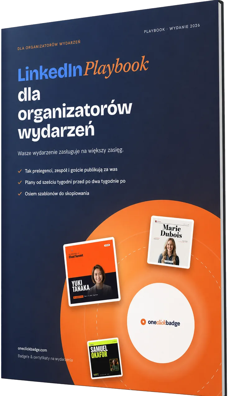 LinkedIn Playbook dla organizatorów wydarzeń jako PDF
