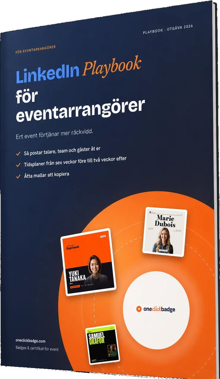 LinkedIn-playbooken för eventarrangörer som PDF